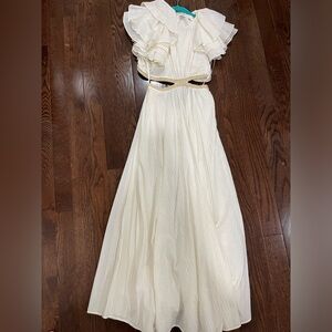 Zimmermann Anneke Cut Out Midi
Ruffle Dress